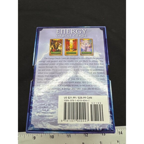Energy Oracle Cards 53-Card Deck & Guidebook By Sandra Anne Taylor - Picture 2 of 7